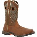Durango Maverick Women's Steel Toe Waterproof Western Work Boot, RUGGED TAN, M, Size 8.5 DRD0416
